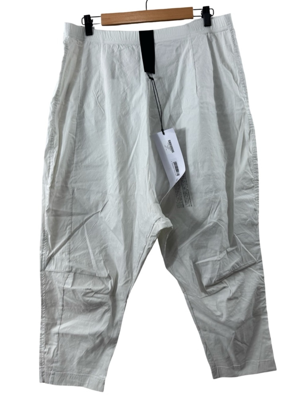 Rundholz Black Label Drop Crotch Cocoon Barrel Pants Linen Blend Avant Garde XL